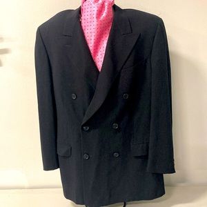 Black double breasted Ermenegildo Zegna jacket